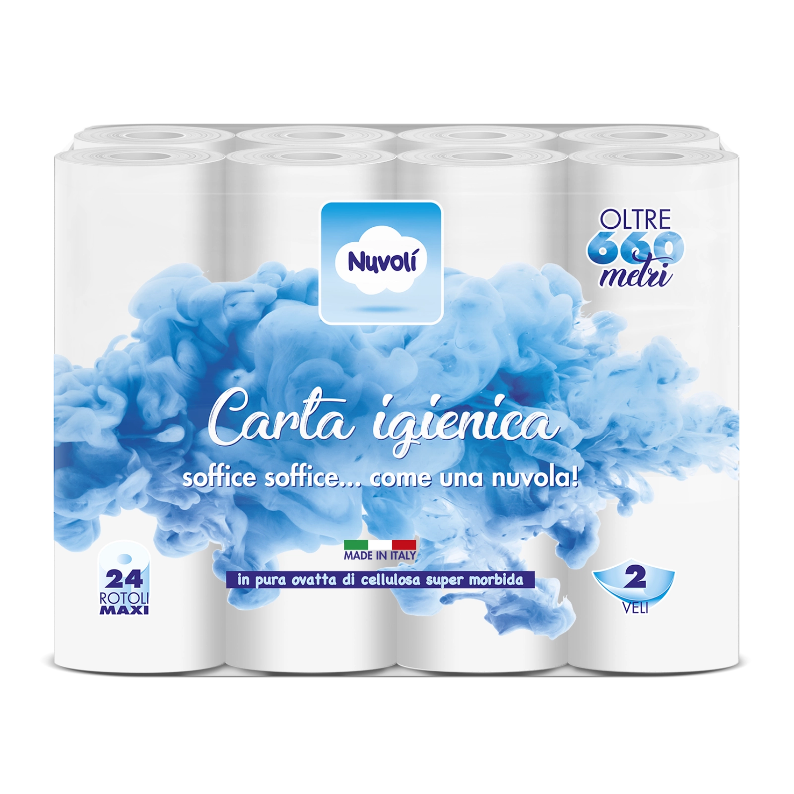 Carta igienica Nuvolí 24 rotoli