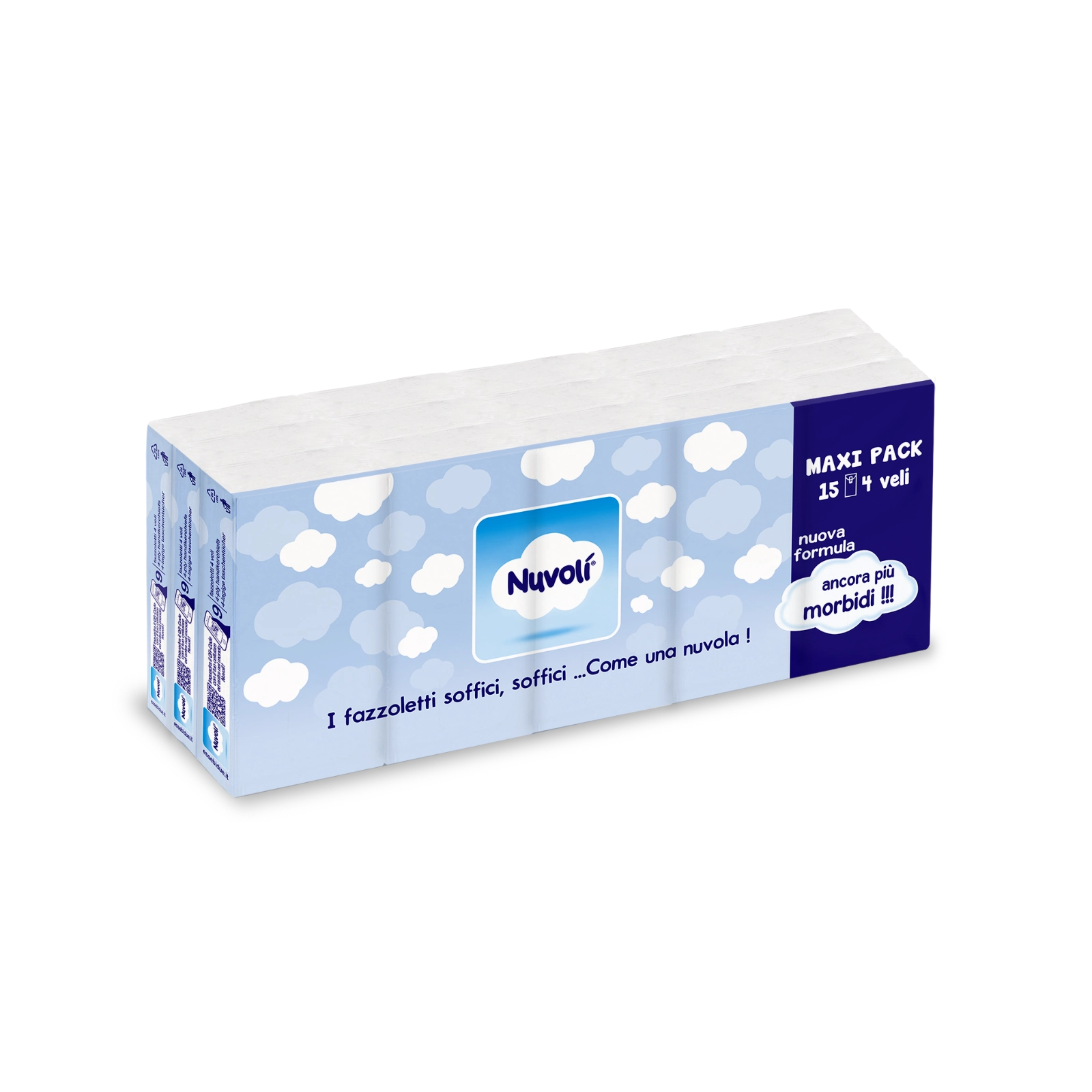 Fazzoletti Nuvolí 4 Veli 15x9